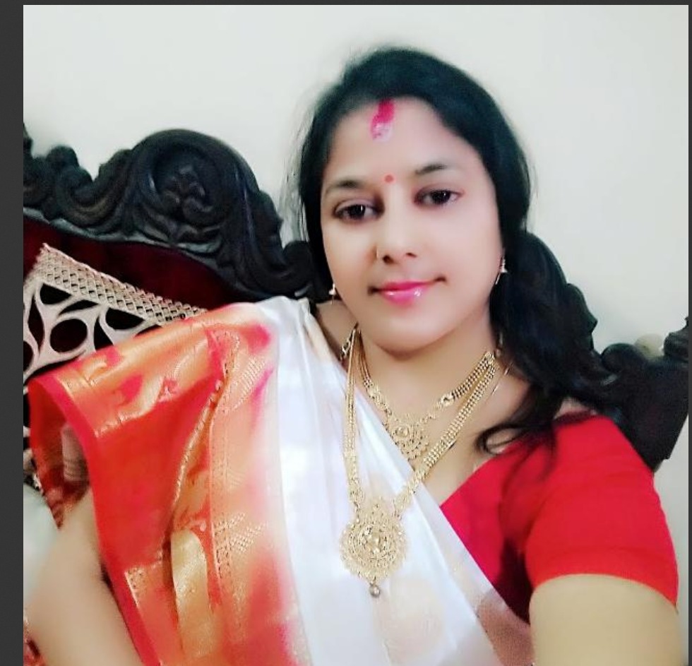 A headshot of a satisfied customer with a big smile