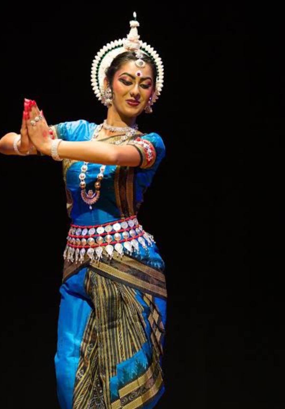 A detailed image of a fantasy wizard costume with a robe and staff